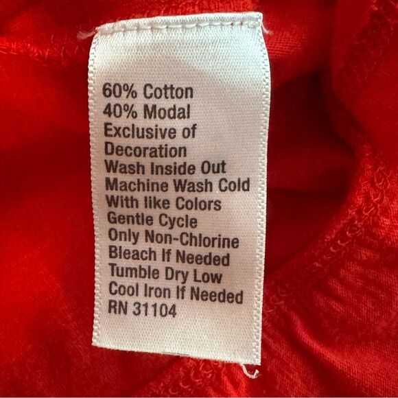 Crown & Ivy Cotten Blend Boho Tunic Top Ruffle Hem 1X Embroidered Detail - Picture 6 of 9